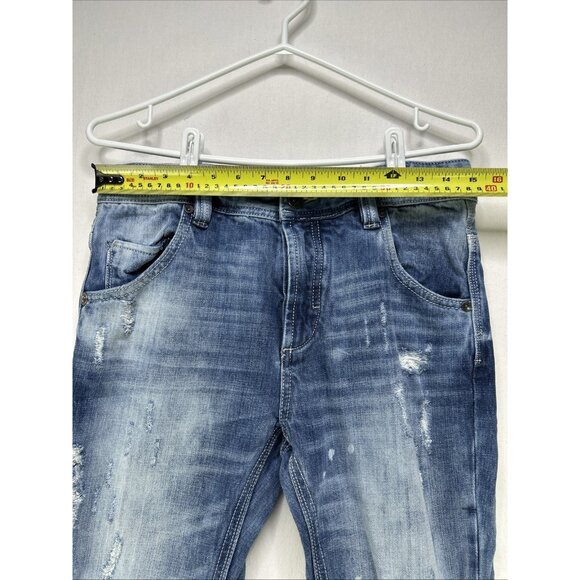 Parasuco Jeans Men’s Size 30 X 32 Bono Fit Mid Rise Skinny Distressed - Picture 8 of 14